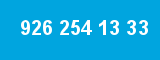 926 254 13 33